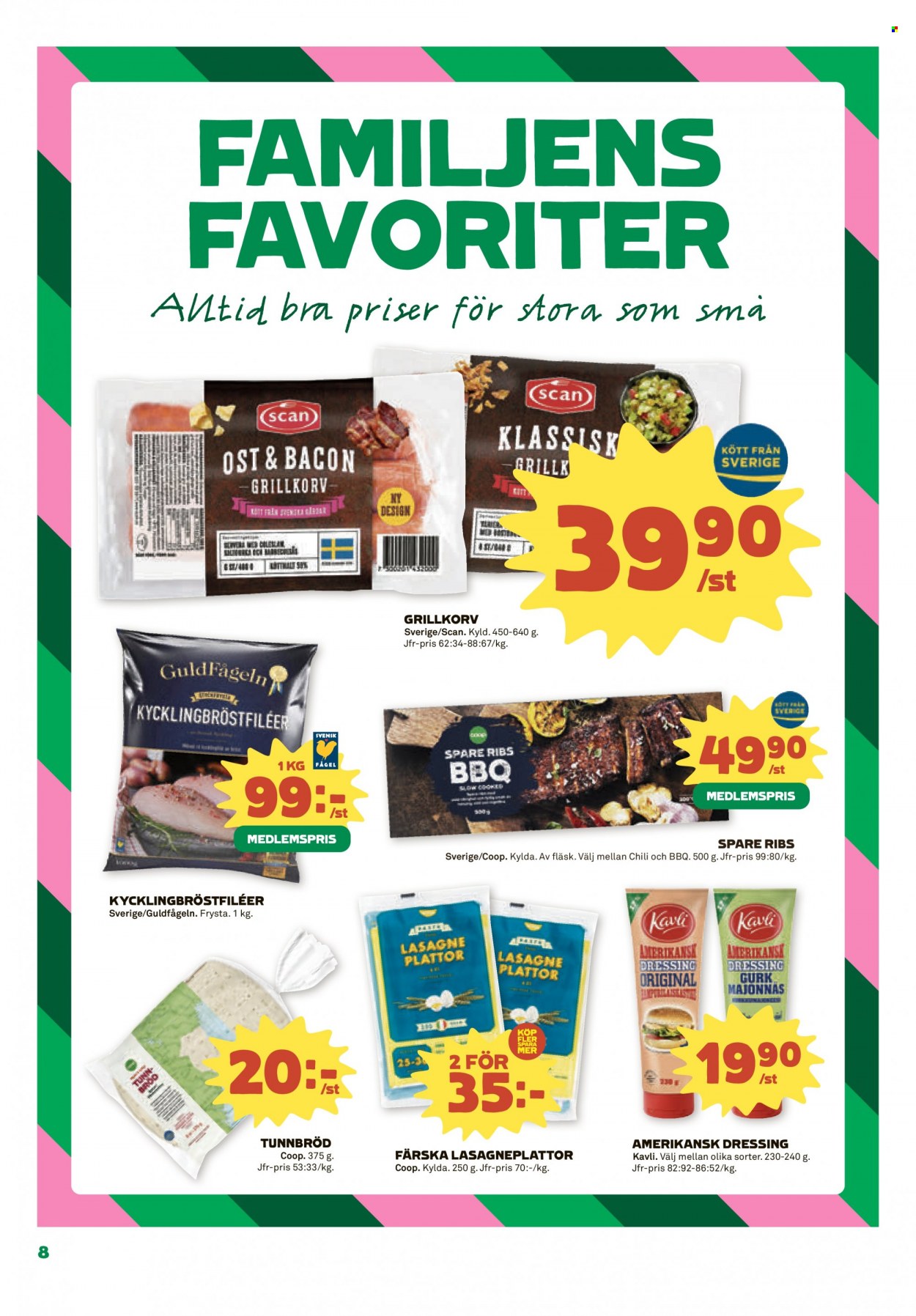 Coop reklamblad - 24/7 2023 - 30/7 2023. Sida 8