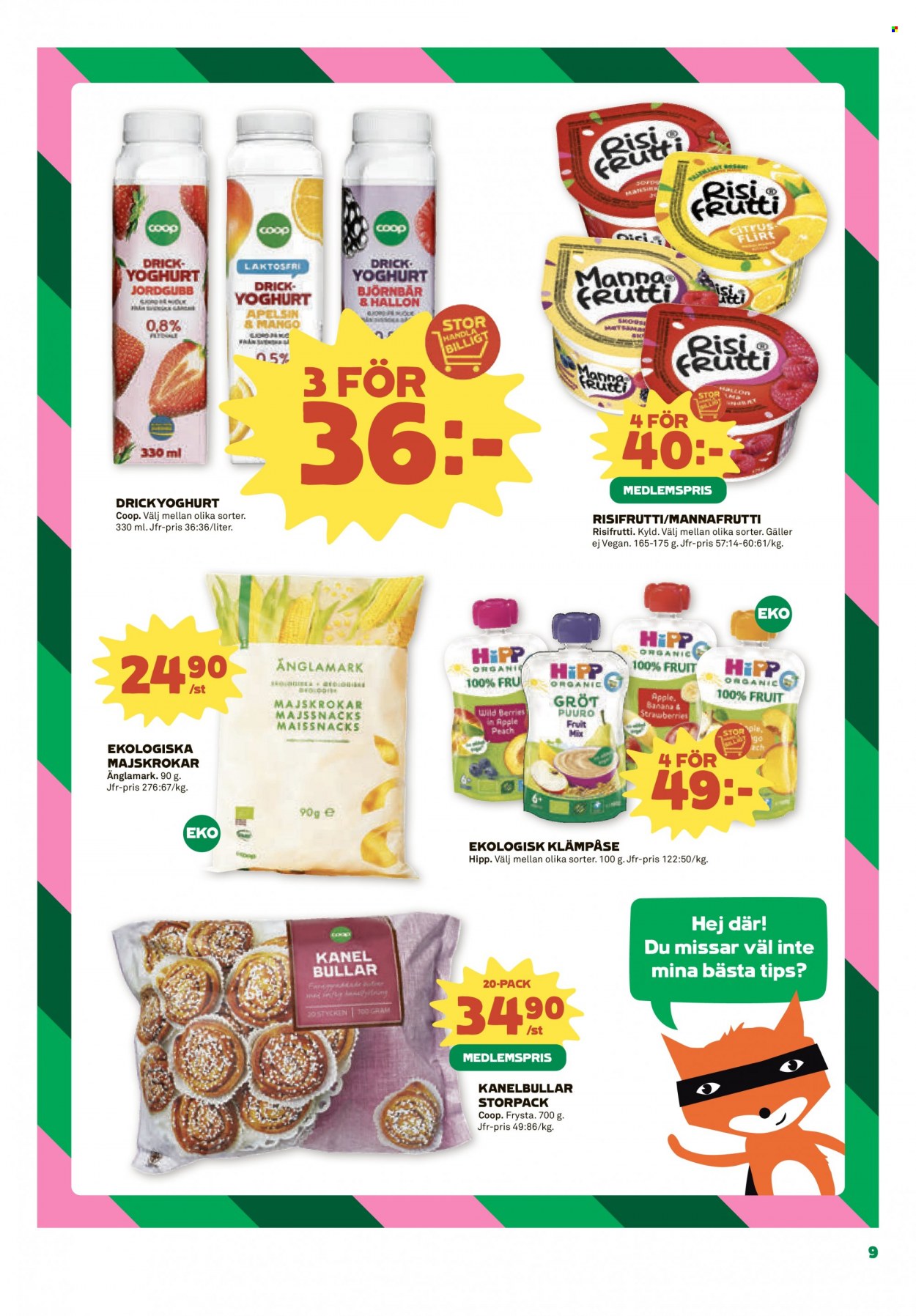 Coop reklamblad - 24/7 2023 - 30/7 2023. Sida 9