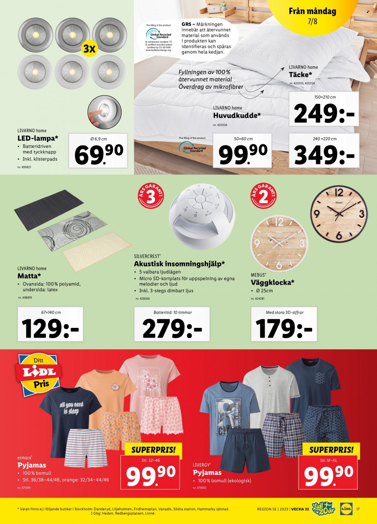Lidl reklamblad - 7/8 2023 - 13/8 2023. Sida 19