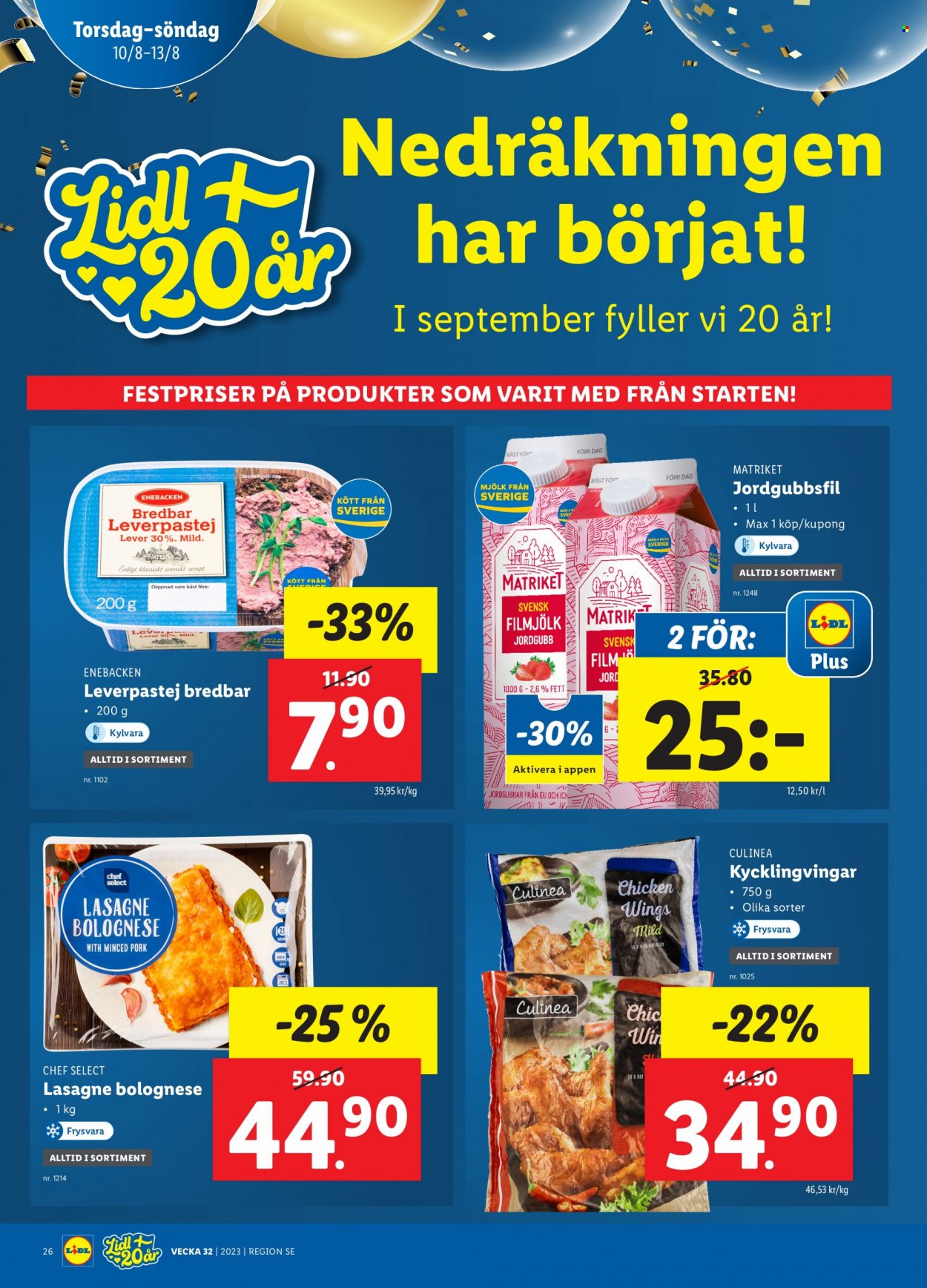Lidl reklamblad - 7/8 2023 - 13/8 2023. Sida 28
