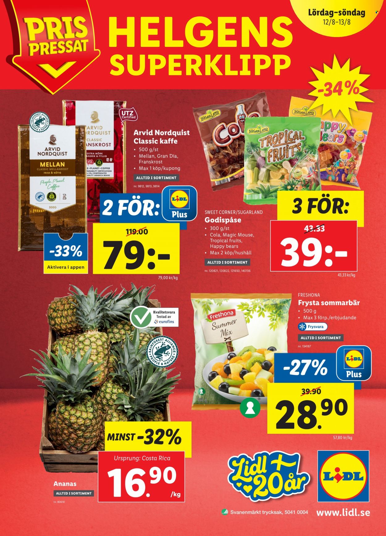 Lidl reklamblad - 7/8 2023 - 13/8 2023. Sida 30