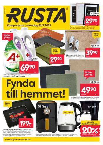 Rusta reklamblad - 31/7 2023 - 6/8 2023.