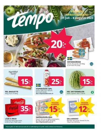 Tempo reklamblad - 31/7 2023 - 6/8 2023.