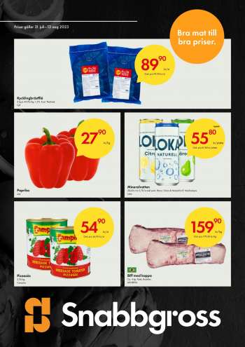 Axfood Snabbgross reklamblad - 31/7 2023 - 13/8 2023.