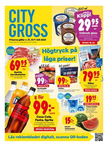 City Gross reklamblad - 31/7 2023 - 6/8 2023.