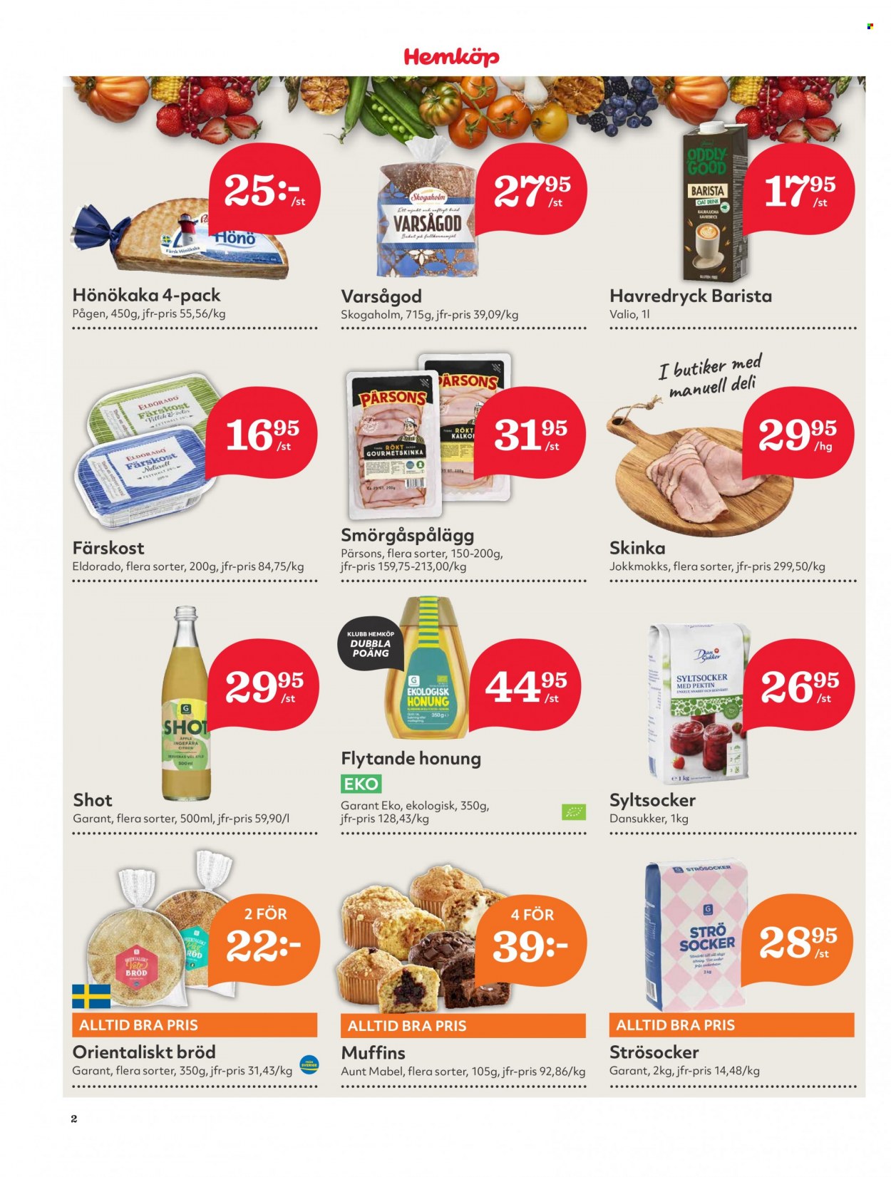 Hemköp reklamblad - 31/7 2023 - 6/8 2023. Sida 2