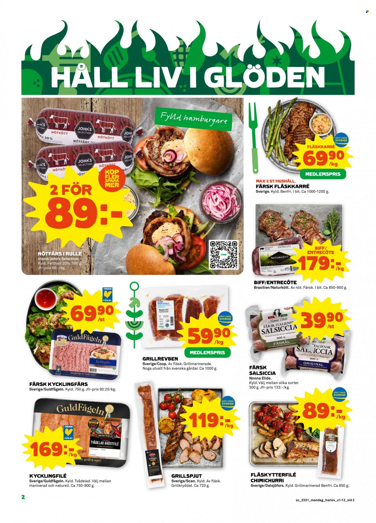 Stora Coop reklamblad - 31/7 2023 - 6/8 2023. Sida 2