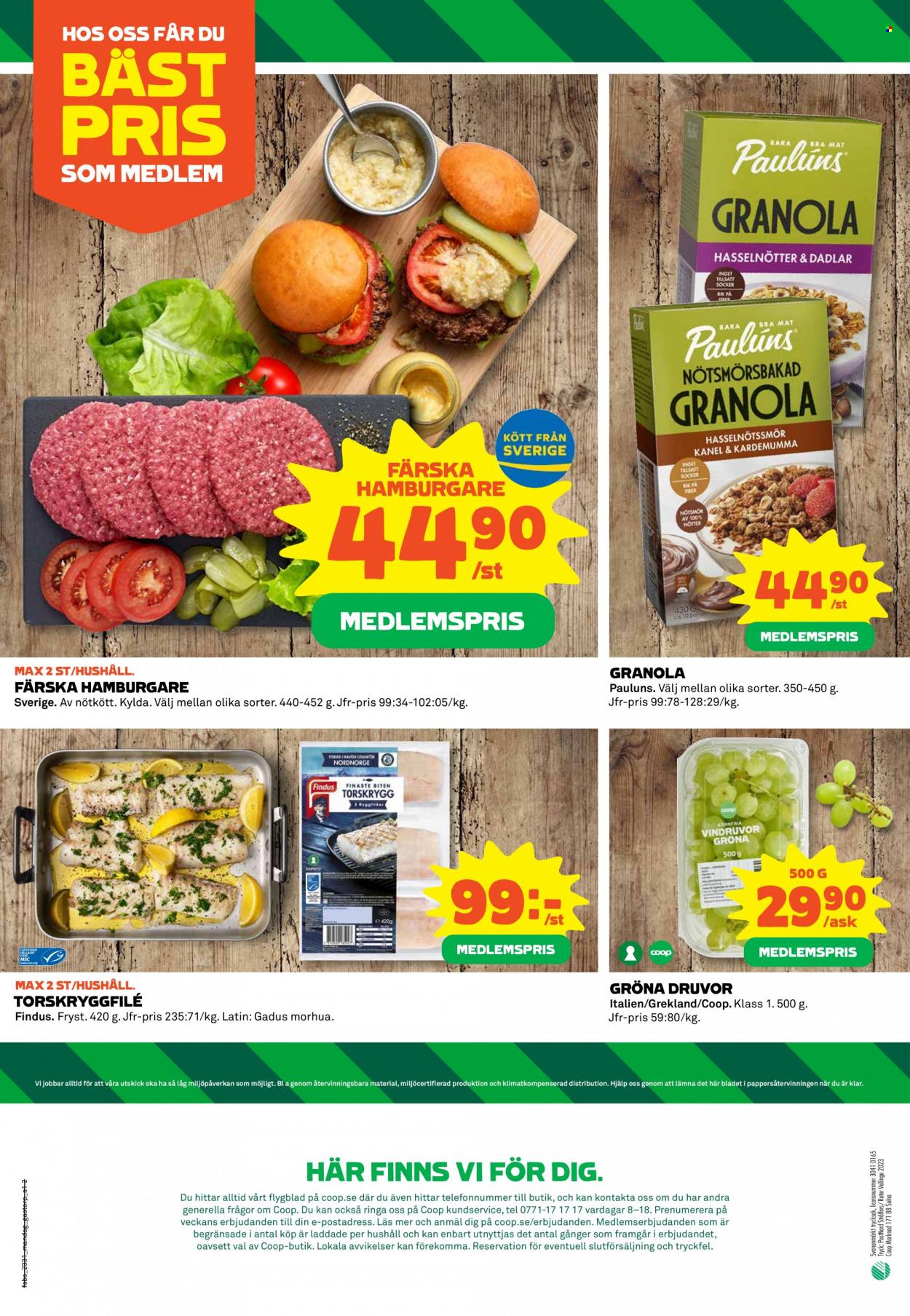 Coop reklamblad - 31/7 2023 - 6/8 2023. Sida 2