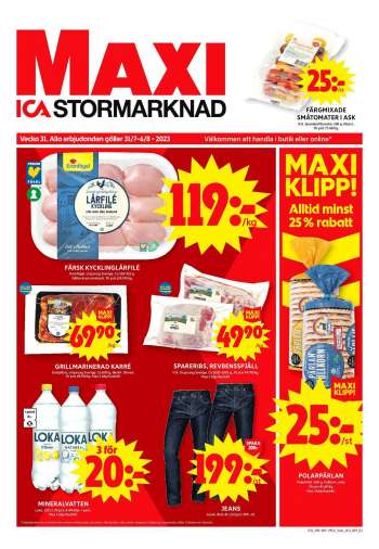 ICA reklamblad - 31/7 2023 - 6/8 2023.