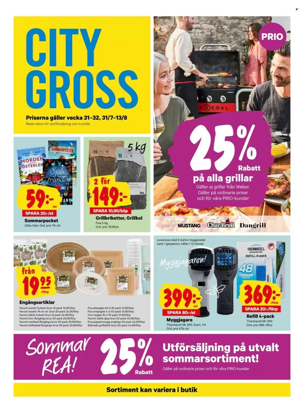 City Gross reklamblad - 31/7 2023 - 13/8 2023. Sida 1