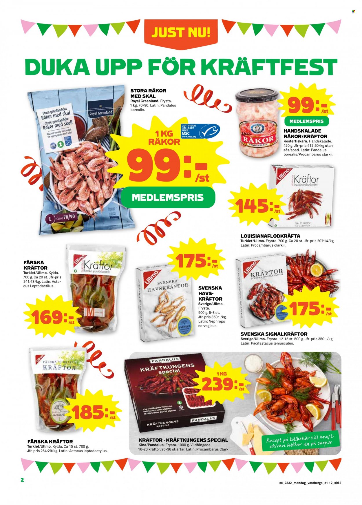 Coop reklamblad - 7/8 2023 - 13/8 2023. Sida 2