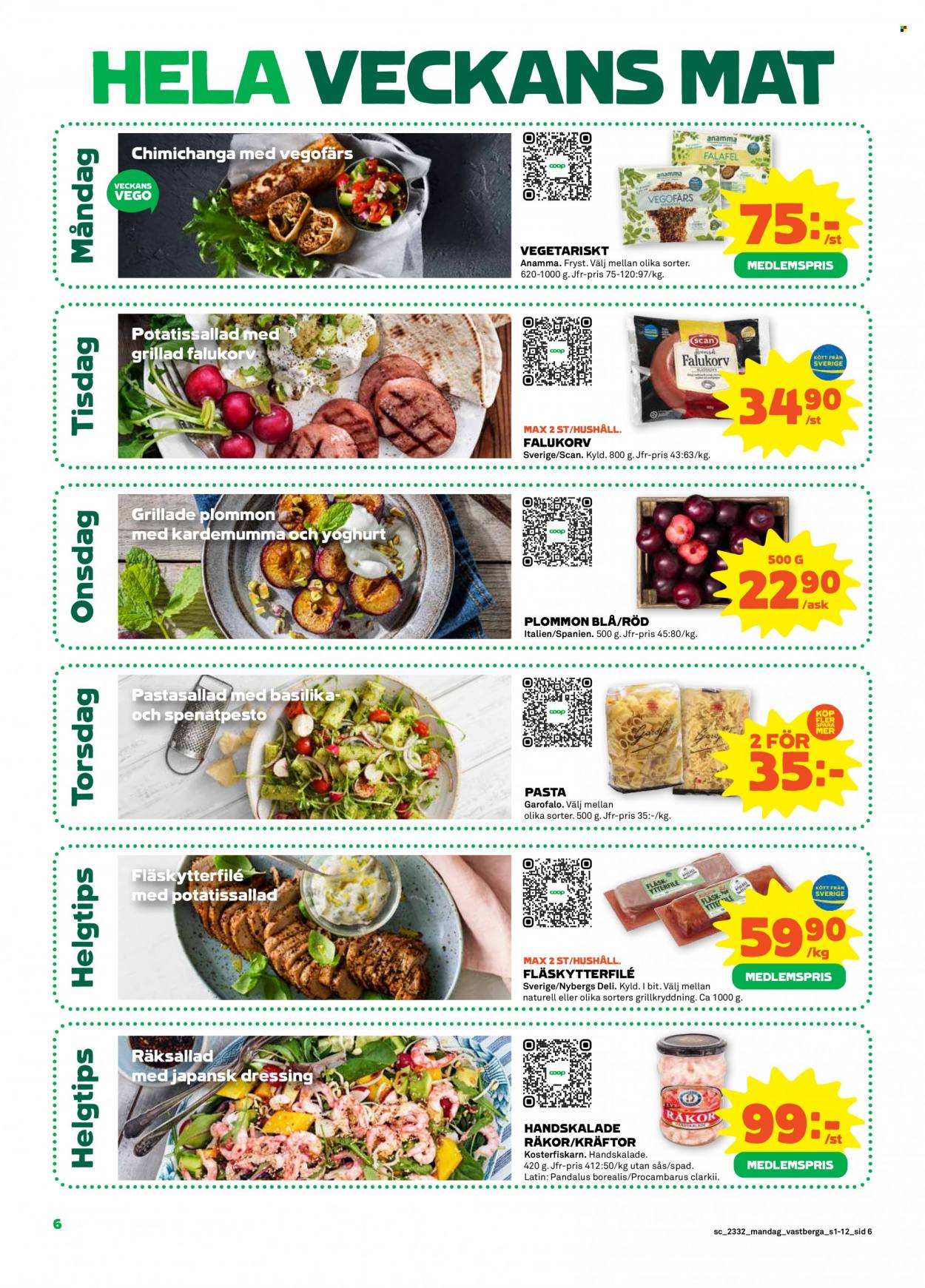 Coop reklamblad - 7/8 2023 - 13/8 2023. Sida 6