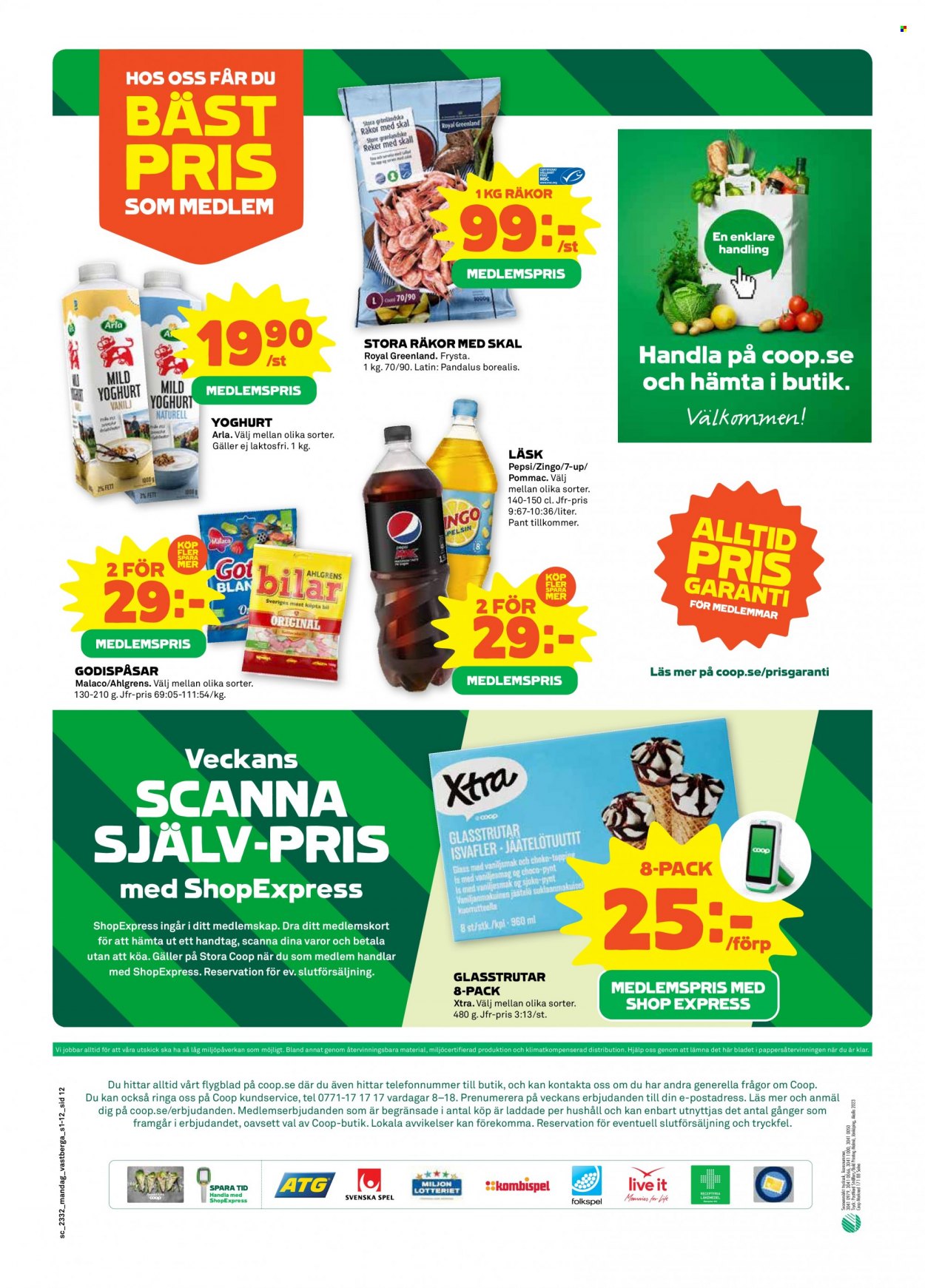 Coop reklamblad - 7/8 2023 - 13/8 2023. Sida 12