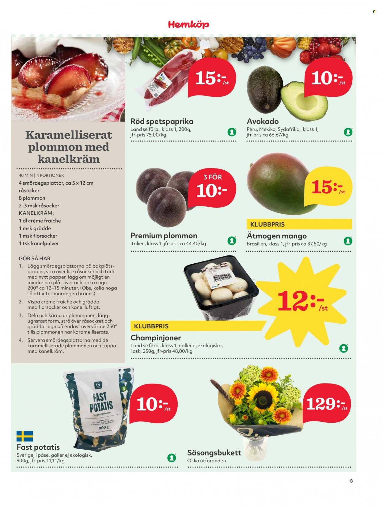 Hemköp reklamblad - 7/8 2023 - 13/8 2023. Sida 3