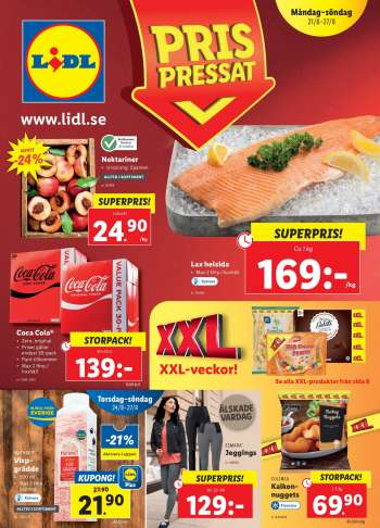 Lidl reklamblad - 21/8 2023 - 27/8 2023.
