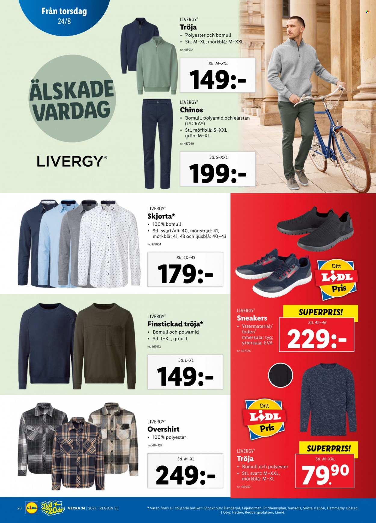 Lidl reklamblad - 21/8 2023 - 27/8 2023. Sida 23