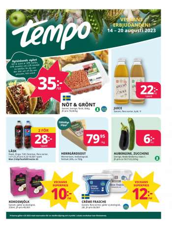 Tempo reklamblad - 14/8 2023 - 20/8 2023.