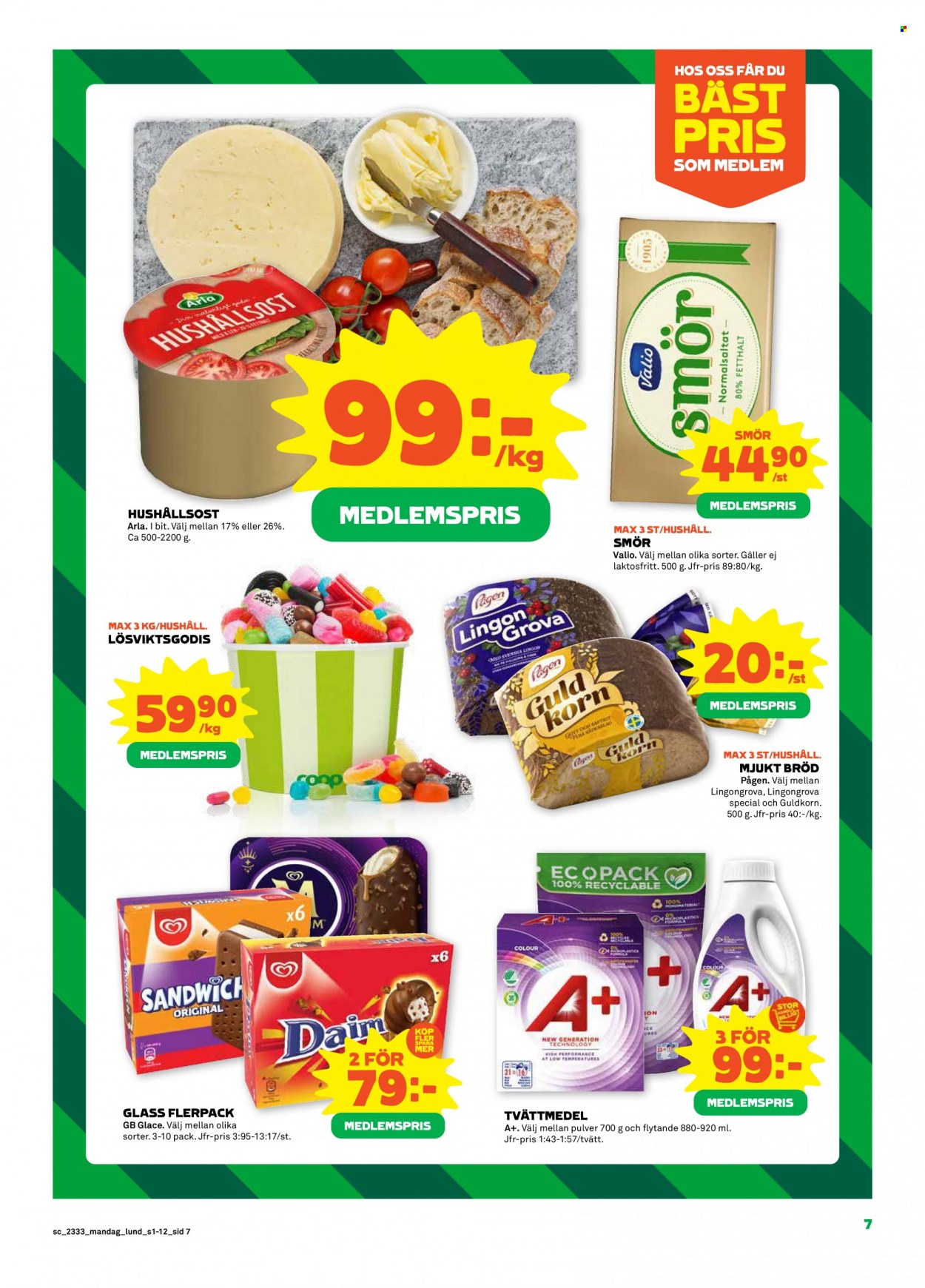 Coop reklamblad - 14/8 2023 - 20/8 2023. Sida 7