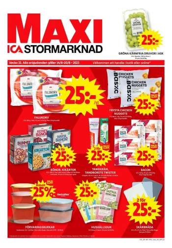 ICA reklamblad - 14/8 2023 - 20/8 2023.