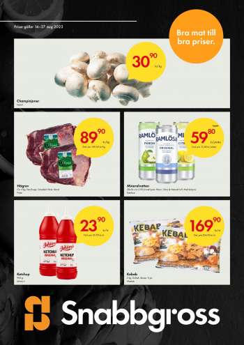 Axfood Snabbgross reklamblad - 14/8 2023 - 27/8 2023.