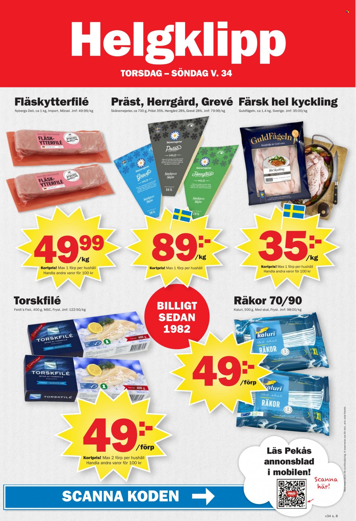 Pekås reklamblad - 21/8 2023 - 27/8 2023. Sida 8