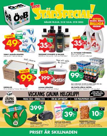 ÖoB reklamblad - 21/8 2023 - 27/8 2023.