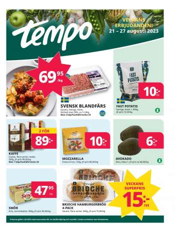 Tempo reklamblad - 21/8 2023 - 27/8 2023.