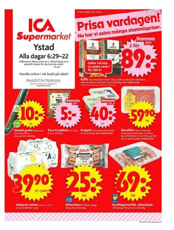 ICA reklamblad - 21/8 2023 - 27/8 2023.