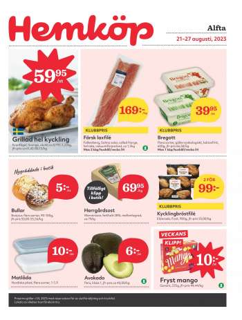 Hemköp reklamblad - 21/8 2023 - 27/8 2023.