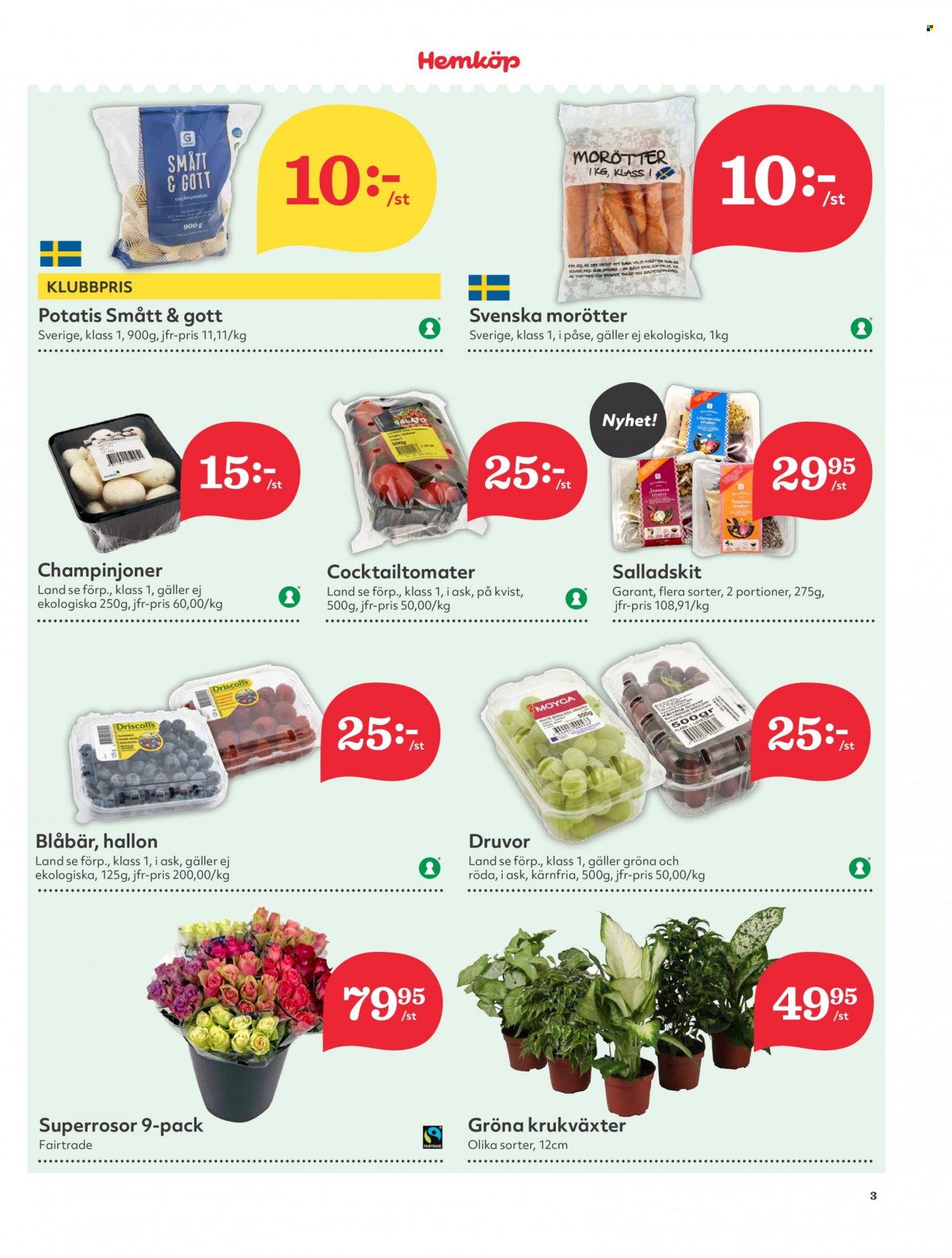 Hemköp reklamblad - 21/8 2023 - 27/8 2023. Sida 3