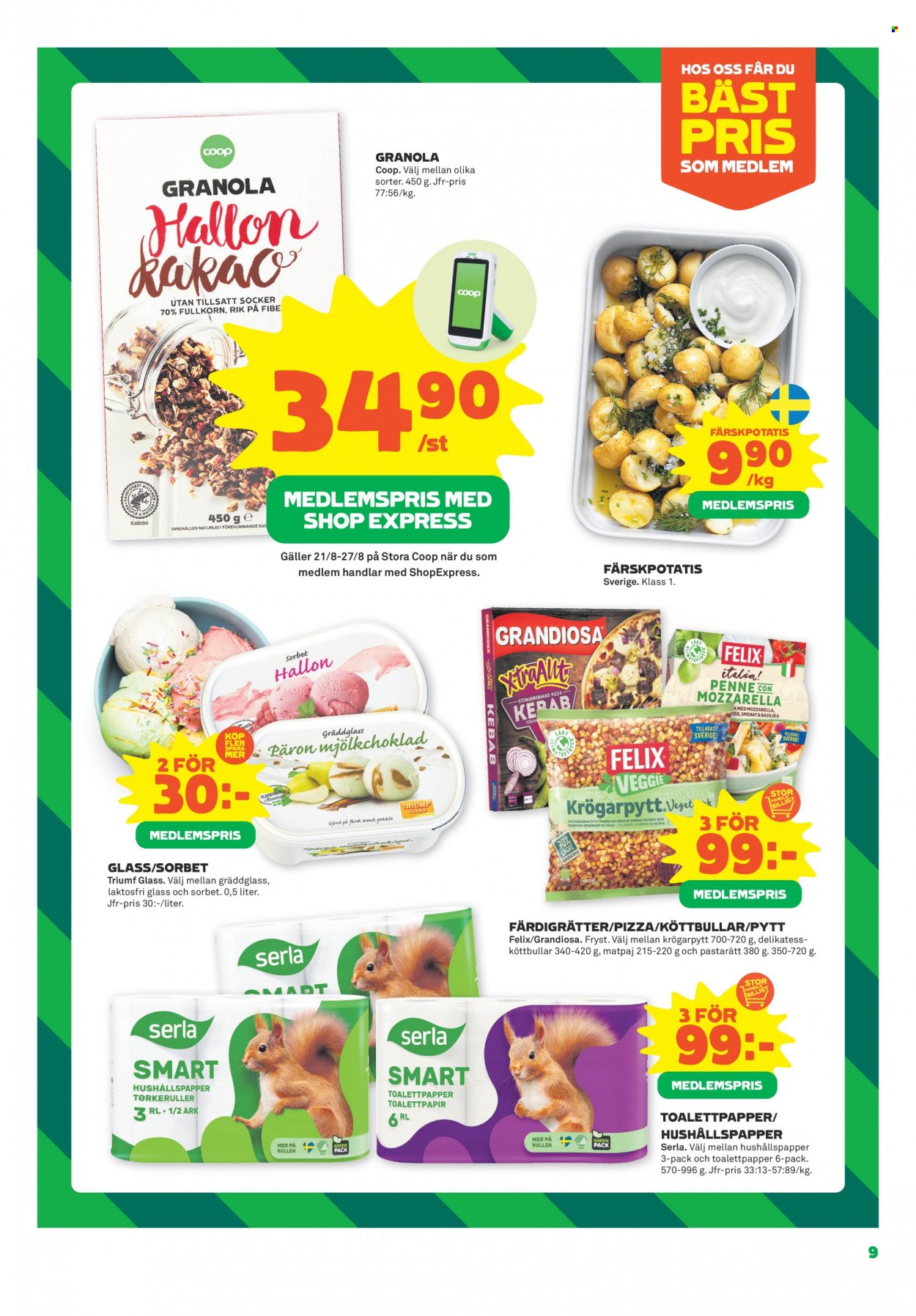 Stora Coop reklamblad - 21/8 2023 - 27/8 2023. Sida 9