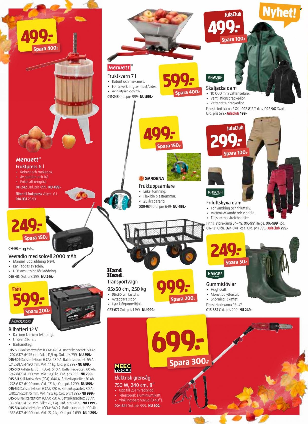 Jula reklamblad - 1/9 2023 - 14/9 2023. Sida 12