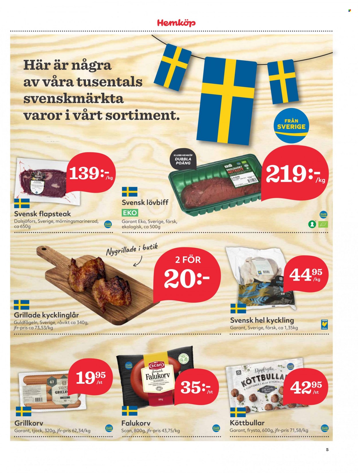 Hemköp reklamblad - 28/8 2023 - 3/9 2023. Sida 5