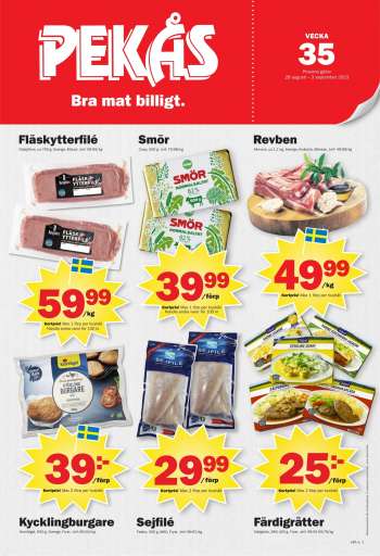 Pekås reklamblad - 28/8 2023 - 3/9 2023.