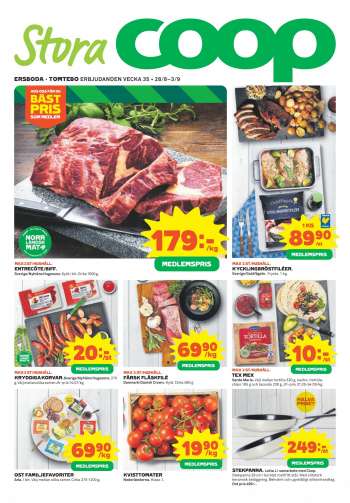 Stora Coop reklamblad - 28/8 2023 - 3/9 2023.
