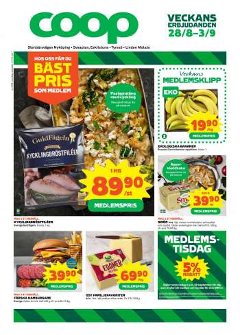 Coop reklamblad - 28/8 2023 - 3/9 2023.