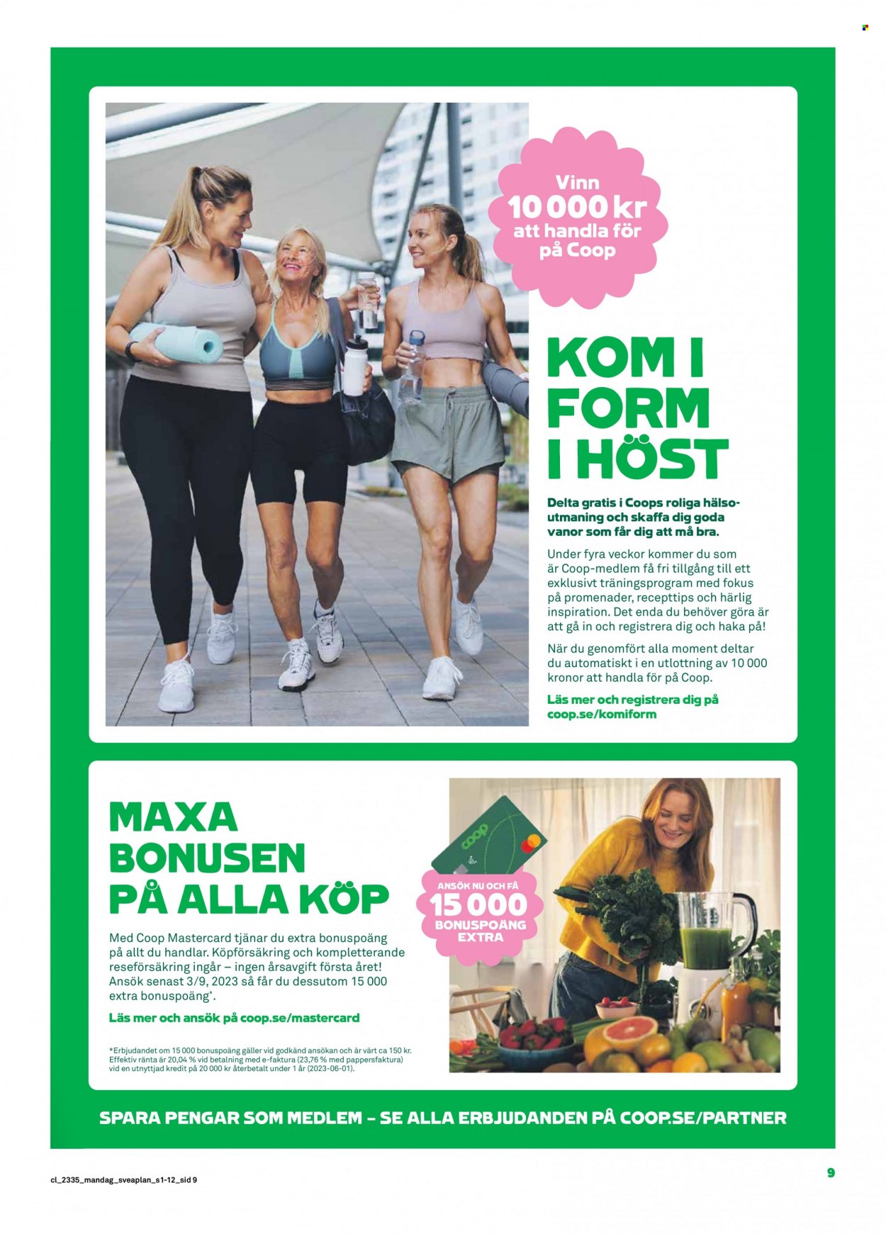 Coop reklamblad - 28/8 2023 - 3/9 2023. Sida 9