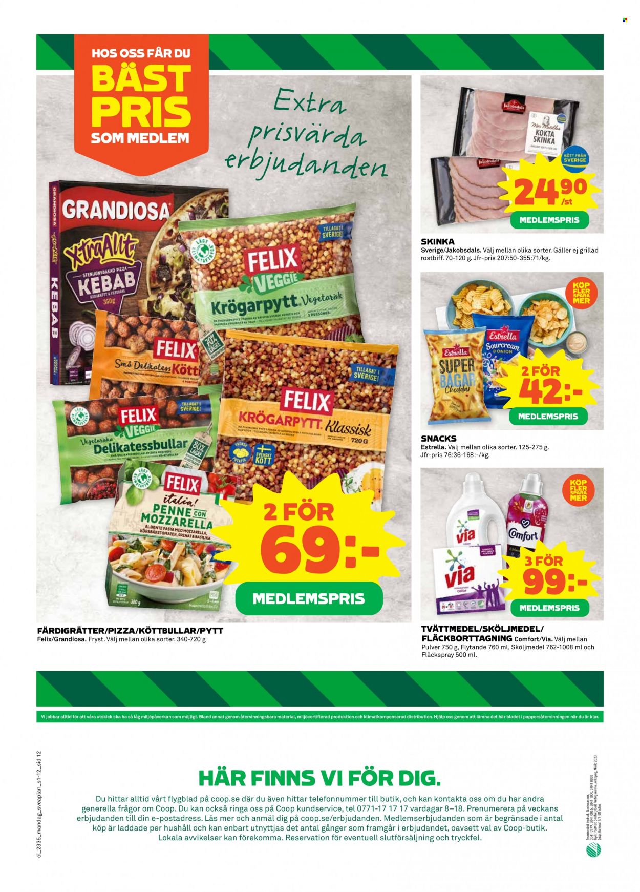 Coop reklamblad - 28/8 2023 - 3/9 2023. Sida 12