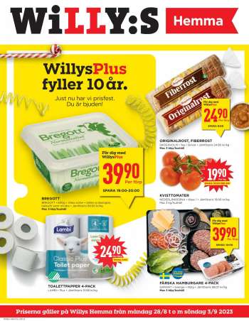 Willys tarjoukset  - 28.08.2023 - 03.09.2023.