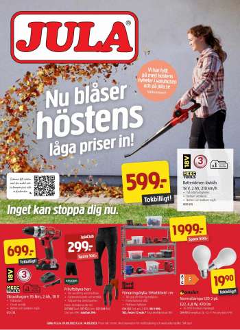 Jula tarjoukset  - 01.09.2023 - 14.09.2023.