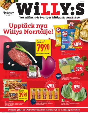 Willys reklamblad - 4/9 2023 - 10/9 2023.