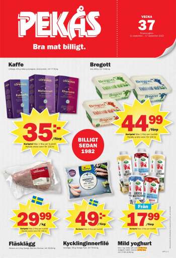 Pekås reklamblad - 11/9 2023 - 17/9 2023.