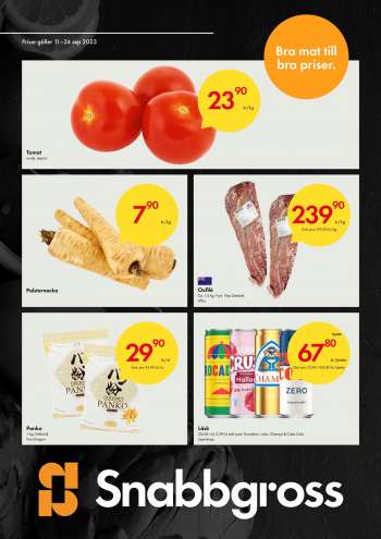 Axfood Snabbgross reklamblad - 11/9 2023 - 24/9 2023.