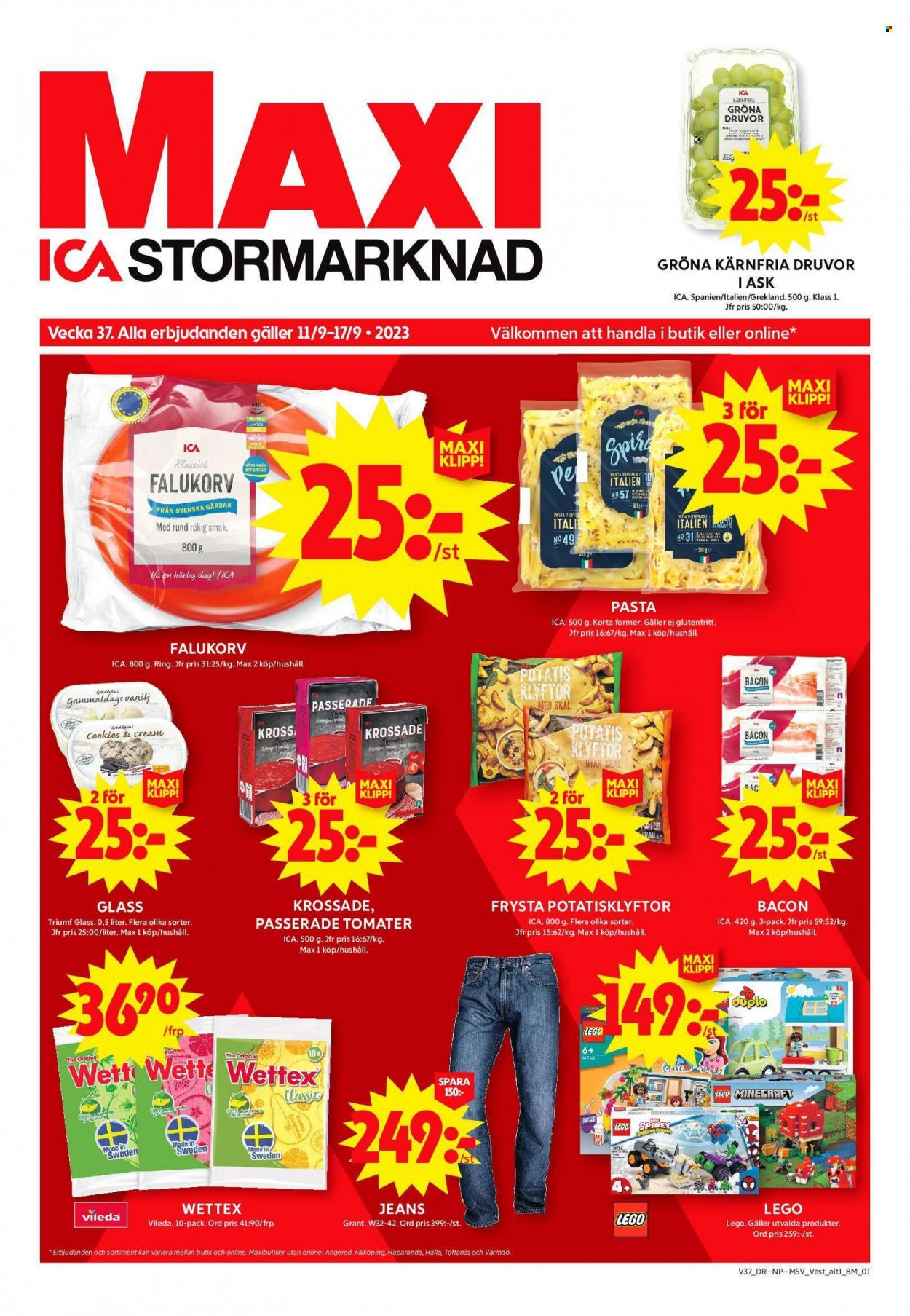ICA reklamblad - 11/9 2023 - 17/9 2023. Sida 1