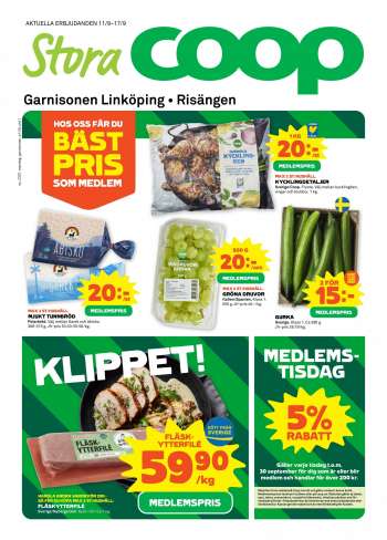 Coop reklamblad - 11/9 2023 - 17/9 2023.