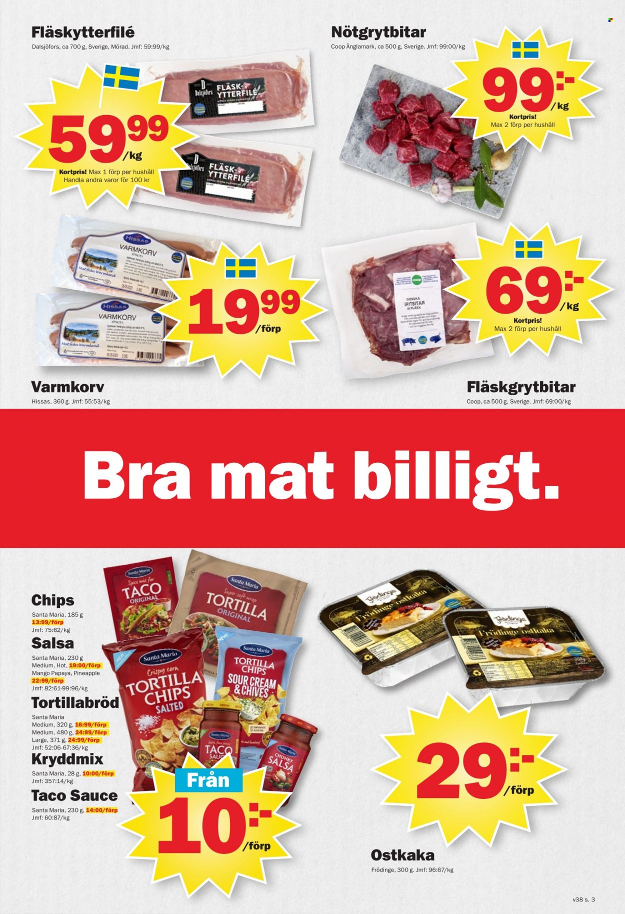 Pekås reklamblad - 18/9 2023 - 24/9 2023. Sida 3