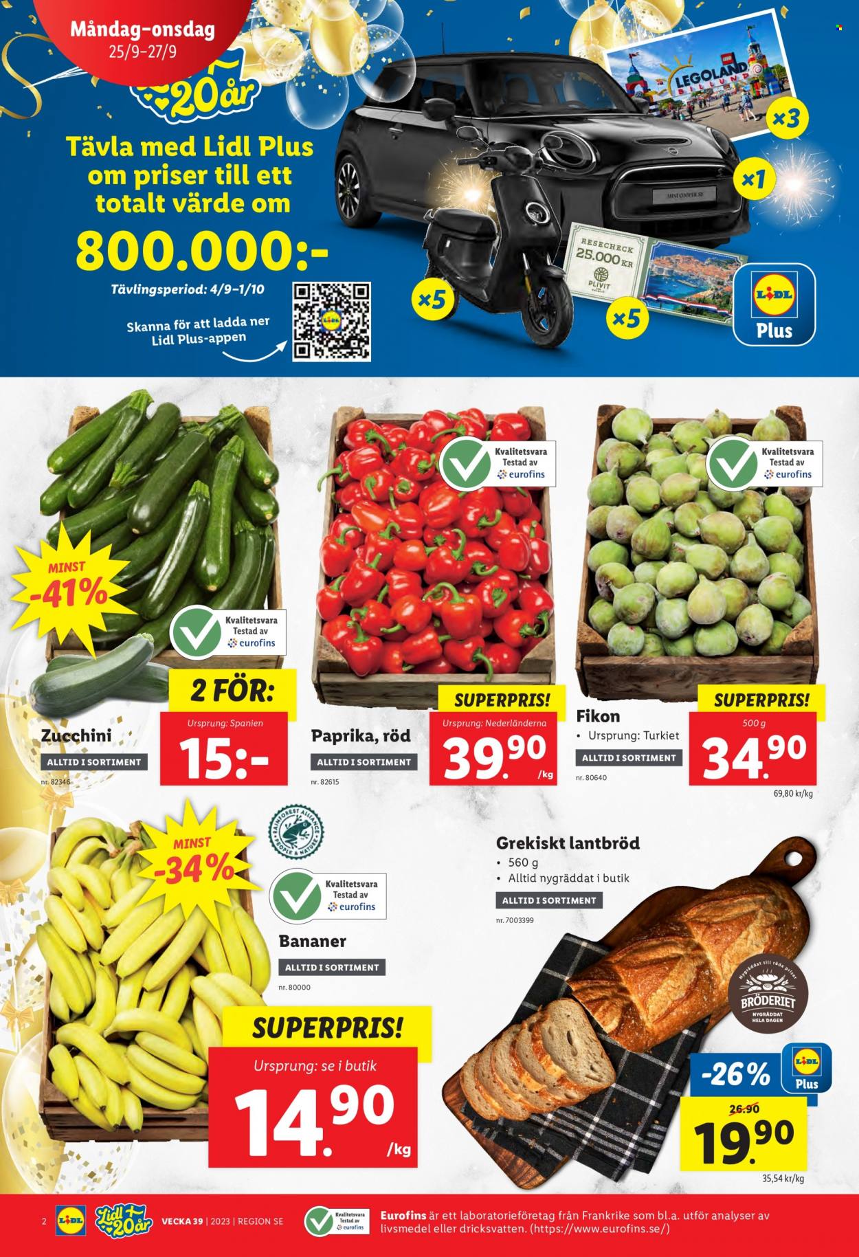 Lidl reklamblad - 25/9 2023 - 1/10 2023. Sida 2