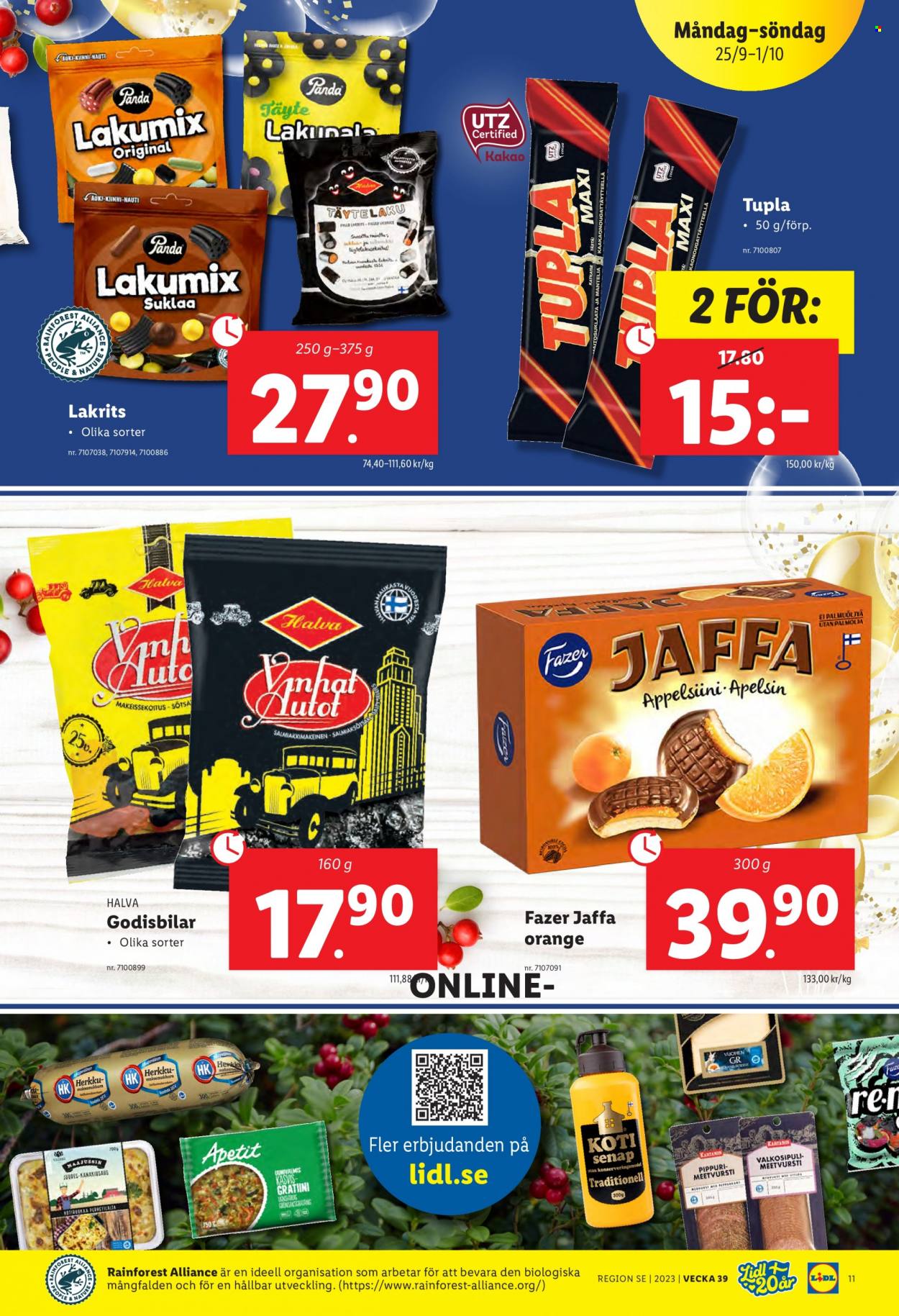 Lidl reklamblad - 25/9 2023 - 1/10 2023. Sida 11