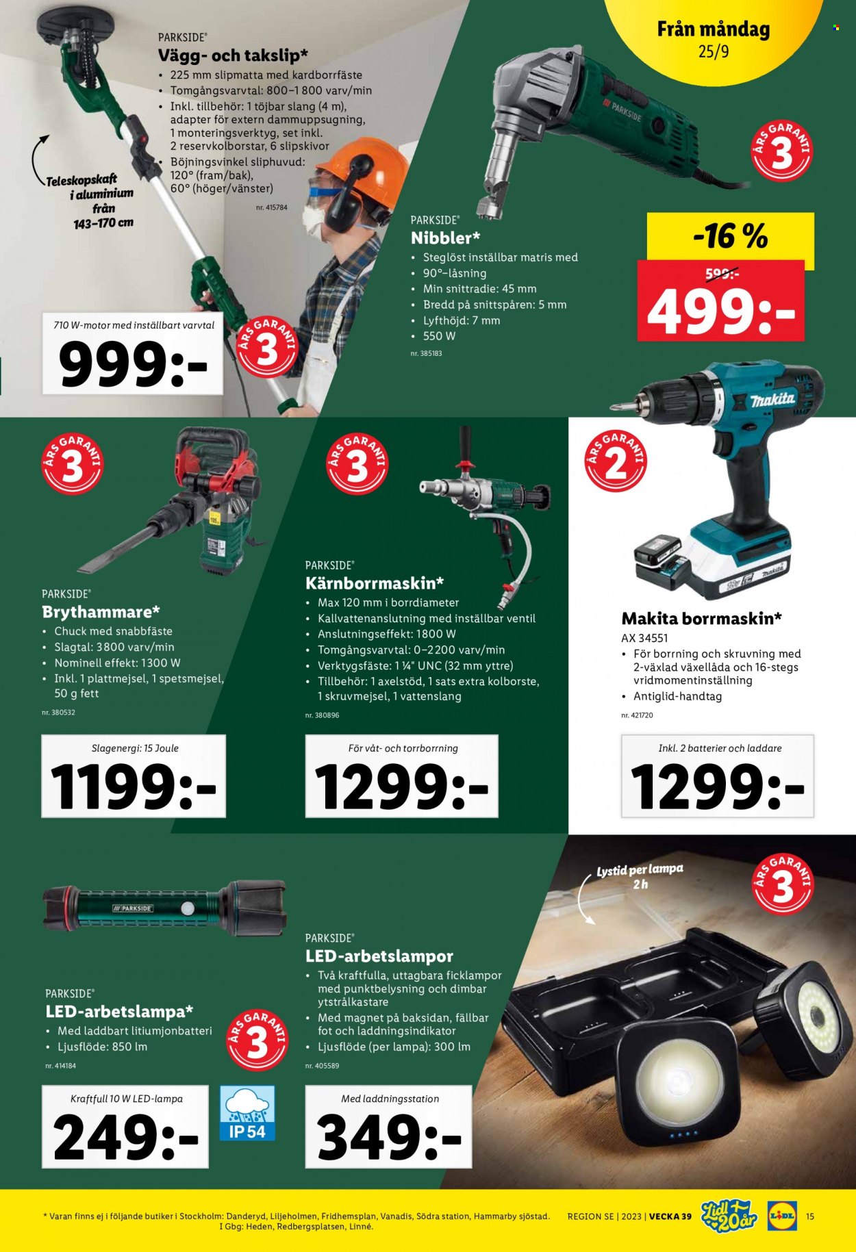 Lidl reklamblad - 25/9 2023 - 1/10 2023. Sida 19