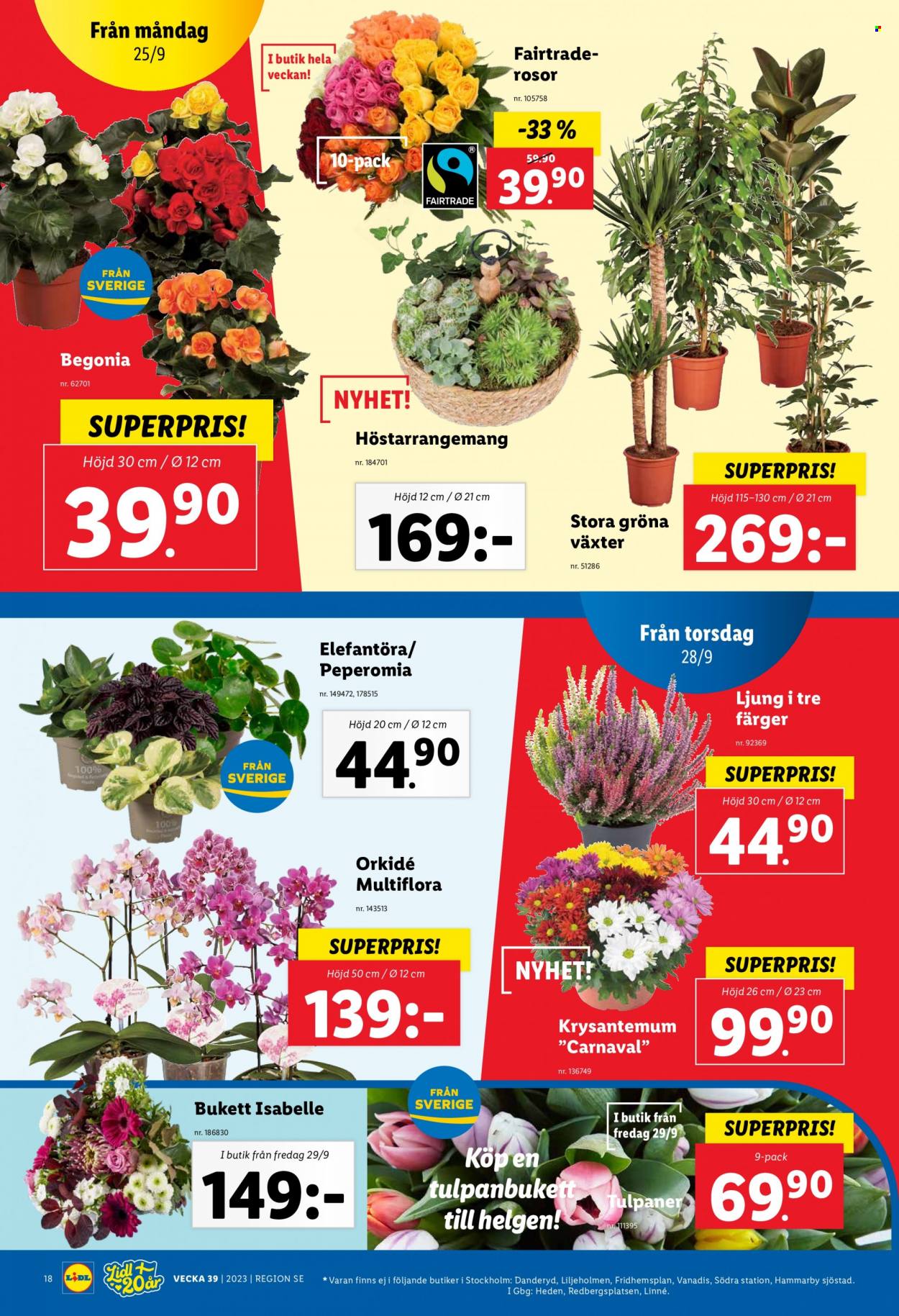Lidl reklamblad - 25/9 2023 - 1/10 2023. Sida 22